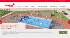 Desktop Screenshot of kompan.de