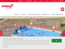 Tablet Screenshot of kompan.nl